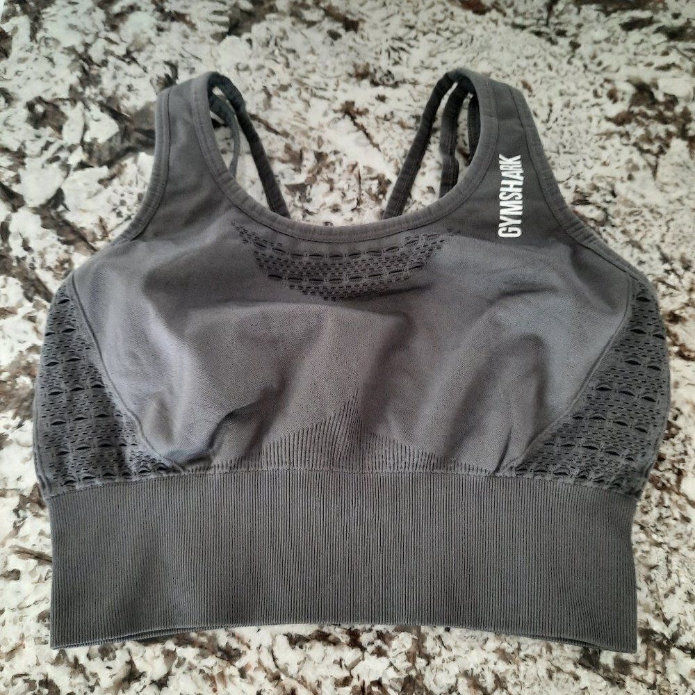 Gymshark Gray Sports bra size S